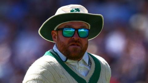 Paul Stirling in action for Ireland