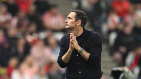 Frank Lampard looks into the stands during Coventry's game at Sunderland