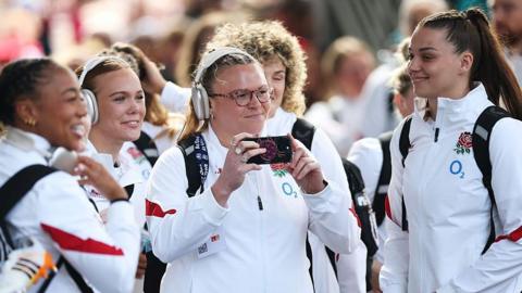 England arrive at Murrayfield