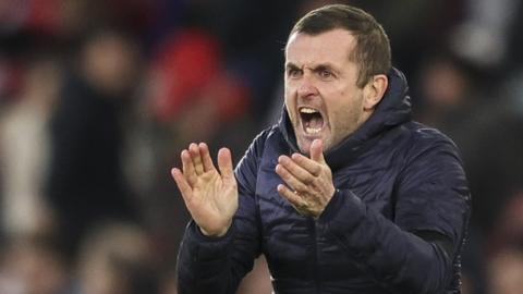 Nathan Jones is under consideration for the vacant manager's job at Championship club Millwall