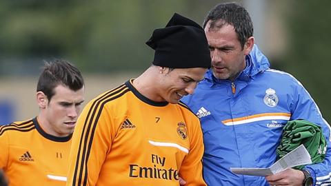 Paul Clement, Cristiano Ronaldo and Gareth Bale