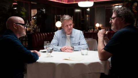 Marco Pierre White, Gordon Ramsay and Heston Blumenthal,