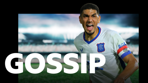 Leon Balogun and the BBC gossip graphic