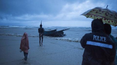 The boat which capsized