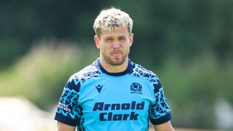 Darcy Graham in Scotland training