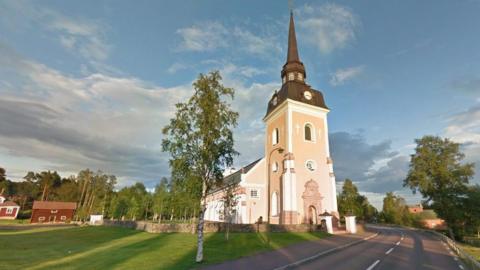 Church in central Alvdalen