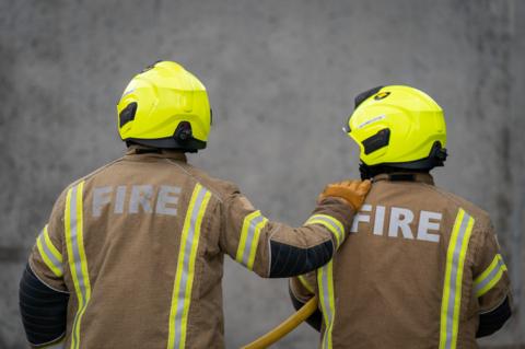 Firefighters in their uniform