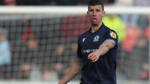 Daniel Ayala in action for Blackburn Rovers