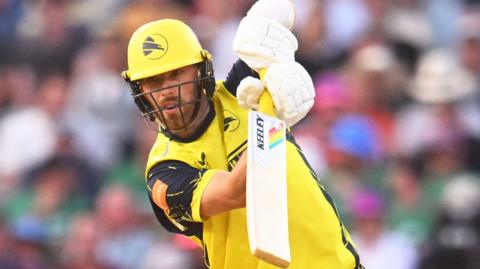 Joe Weatherley batting for Hampshire