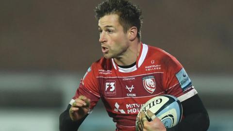 Henry Trinder in action for Gloucester