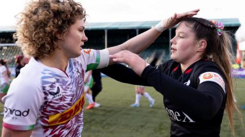 Ellie Kildunne and Jess Breach