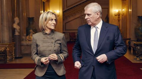 Emily Maitlis and Prince Andrew