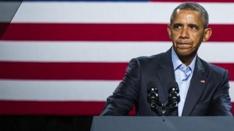 President Barack Obama speaks at a Democratic National Committee (DNC) fundraiser at Gilley's Club in Dallas, Saturday, March 12, 2016