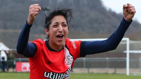 Samaira Khan scored Luton's winning goal in the third round