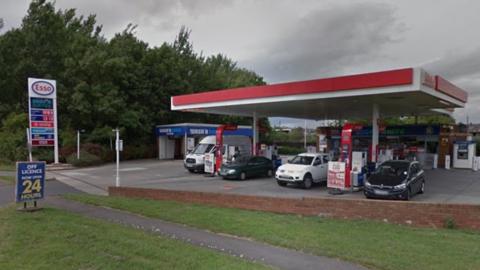 Esso Petrol Station on Morrison Road, Annfield Plain