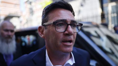 Andy Burnham on the road