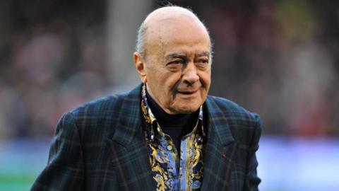 File photo dated 12 January 2013 of Mohamed Al-Fayed.