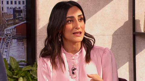 Dr Punam talking on Morning Live.