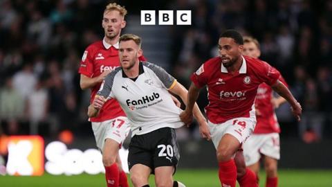 Derby County's Callum Elder vs Bristol City
