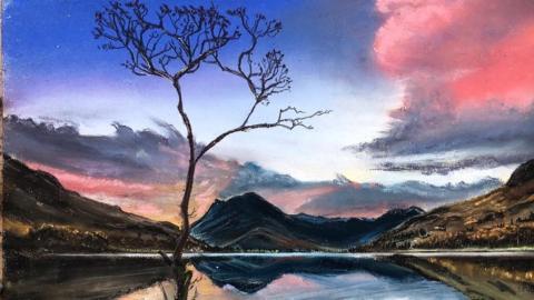Buttermere lone tree