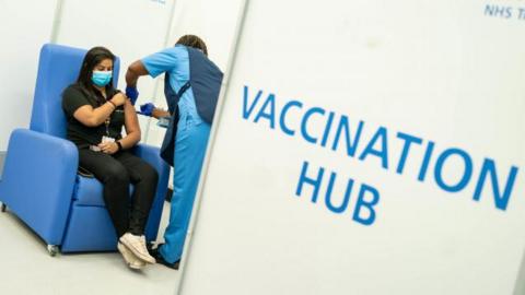 Vaccination centre - stock image