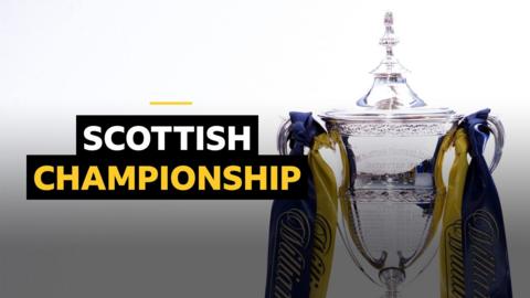 Scottish Championship trophy