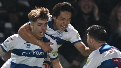 QPR celebrate goal