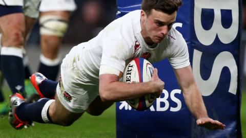 England in Six Nations action