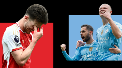 Declan Rice, Bernardo Silva and Erling Haaland