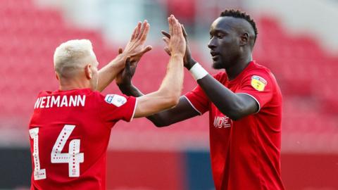 Bristol City celebrate