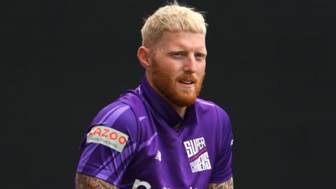 Ben Stokes playing for Northern Superchargers in the Hundred