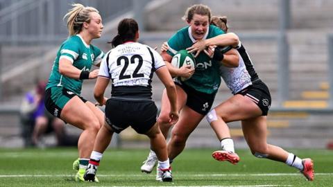 Action from Ireland v Canada