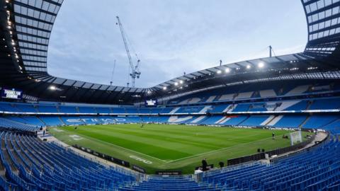 Manchester City's Etihad Stadium before the FA Youth Cup final