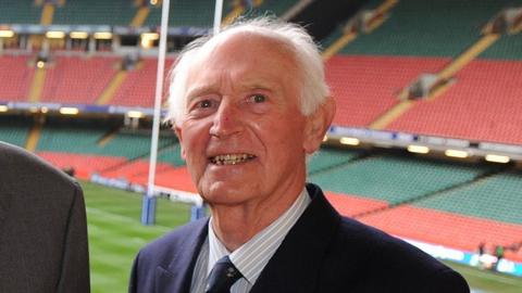 Courtenay Meredith at Principality Stadium in 2010