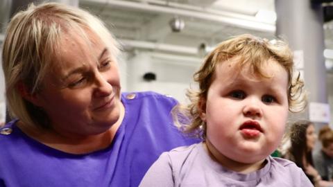 Christine Taaffe with her daughter Lexie Heaney