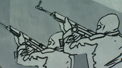 Paramilitary mural