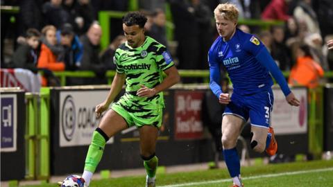 Forest Green play Cheltenham in the EFL Trophy