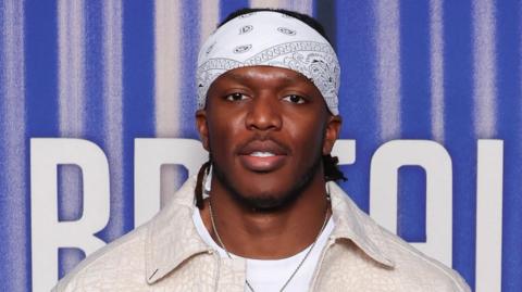 KSI at the "Britains Got Talent SR18" - Press Launch at Sea Containers on February 12, 2025 in London, England. (Photo by Stuart C. Wilson/Getty Images)
