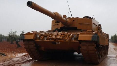 Turkish tank in Syria
