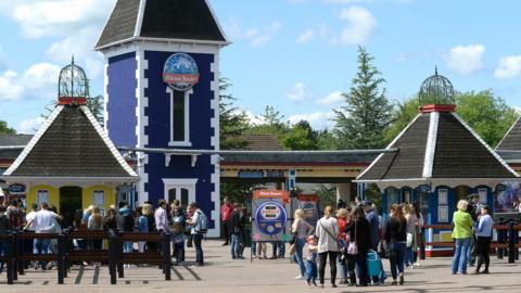 Entrance to Alton Towers theme park