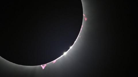 File image of the total solar eclipse of 8 April 2024