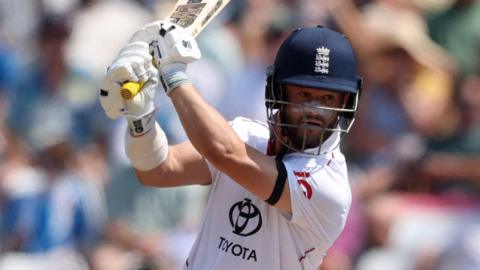 England opener Ben Duckett plays a shot