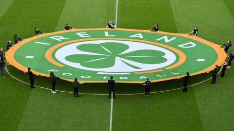 Republic of Ireland crest at Aviva Stadium