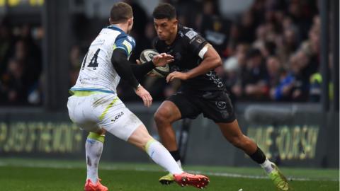 Ospreys' George North and Dragons' Rio Dyer