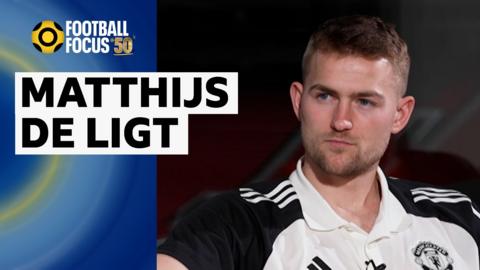 Matthijs de Ligt speaks with Dion Dublin on Football Focus