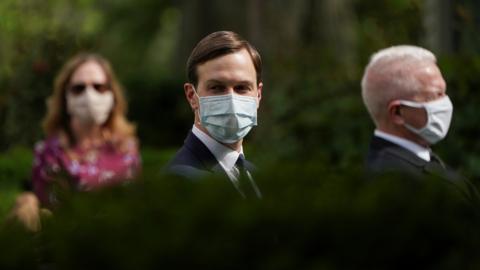 Jared Kushner in a mask