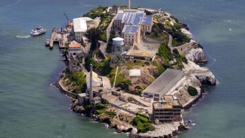 Alcatraz prison island
