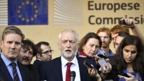 Sir Keir Starmer and Jeremy Corbyn