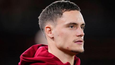 A photo of Florian Wirtz prior to the match between Liverpool FC and Atletico de Madrid at Anfield on September 17, 2025