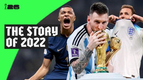 Kylian Mbappe, Lionel Messi and Harry Kane